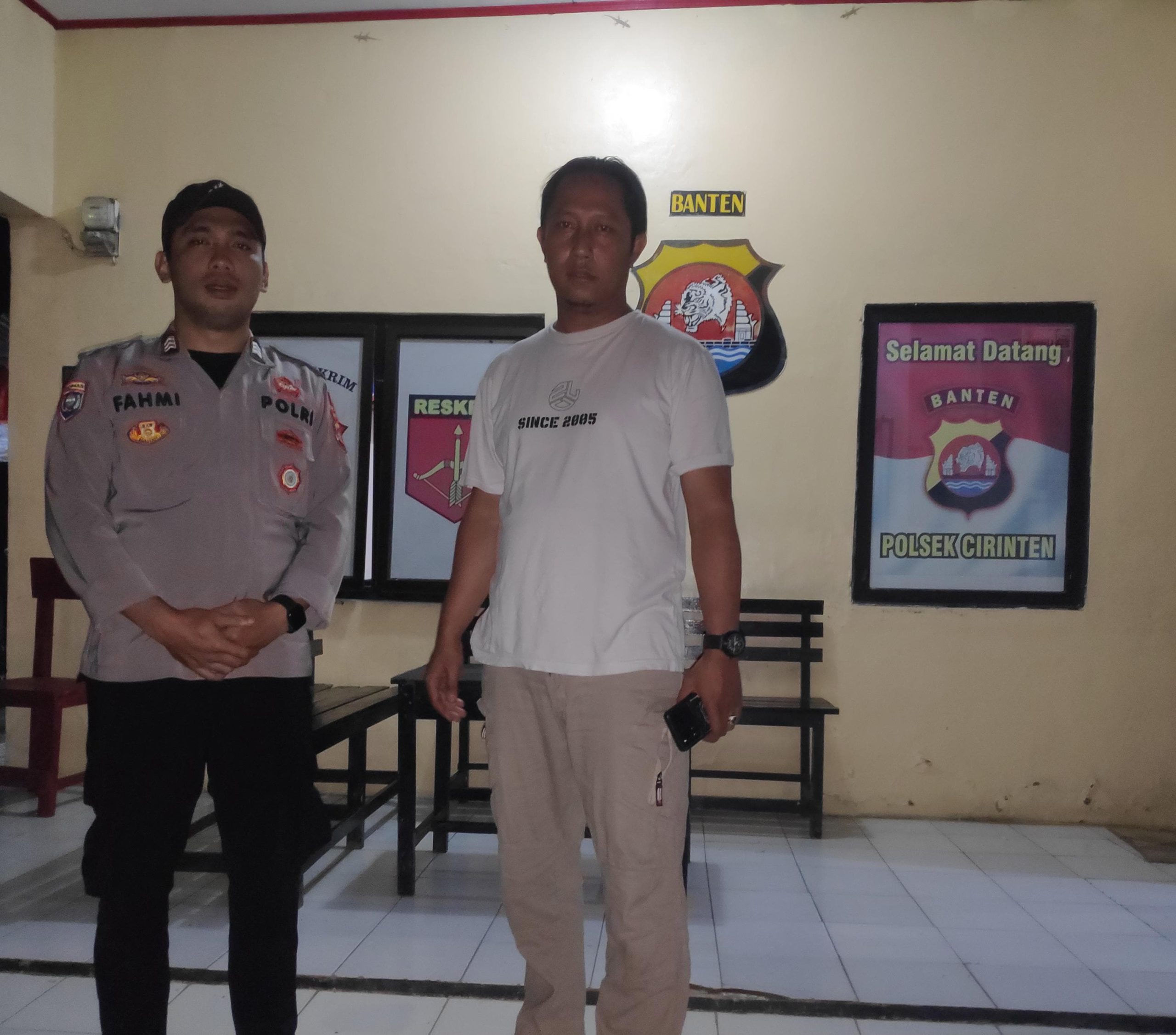 Untuk pastikan Mako aman, Piket Jaga Polsek Cirinten Polres Lebak, Laksanakan kesiap Siagaan mako