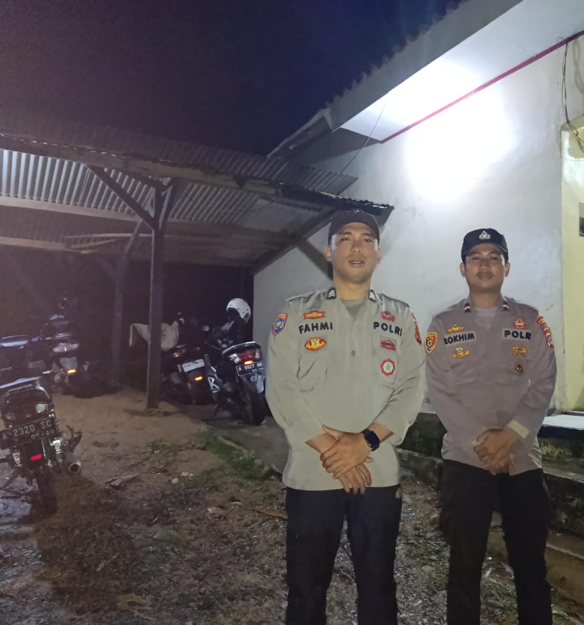 Untuk pastikan Mako aman, Piket Jaga Polsek Cirinten Polres Lebak, Laksanakan kesiap Siagaan mako